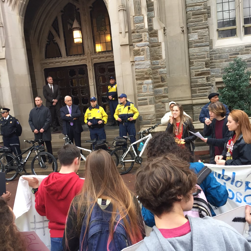 fem_alliance's tweet photo. The demands being read @TempleUniv #millionstudentmarch #MSMPhilly https://t.co/GvCAz19p23