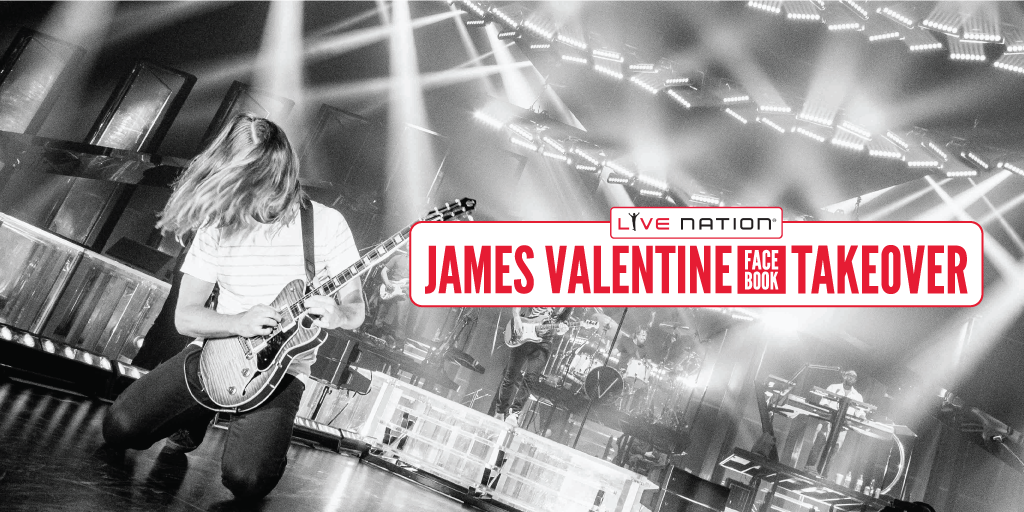 maroon5's tweet image. .@jamesbvalentine will be taking over @LiveNation's FB page tomorrow @ 10am PST to answer all your #M5OnTheRoad ?'s.