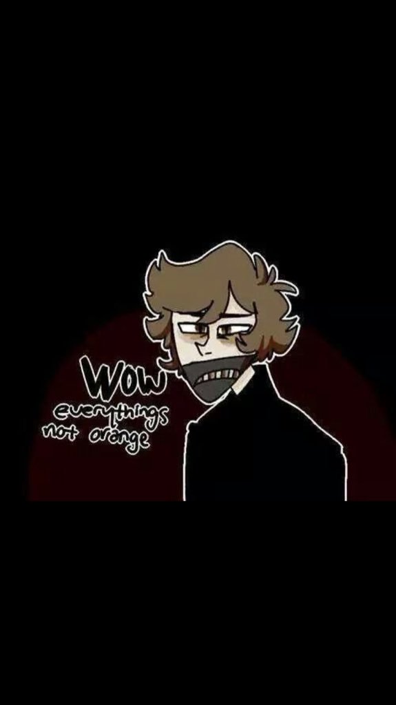 askticcitoby's tweet image. Wow everything's not orange 😦😯😮