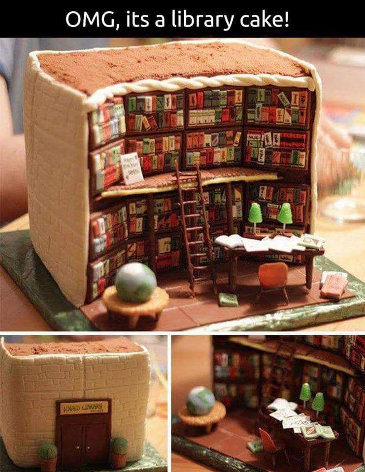 SirsiDynixJobs's tweet photo. "Who wants to eat some cake?" Thanks to our employee, Mathew for sharing! #libraries #sirsidynix #yummy https://t.co/jutlRe1H9g