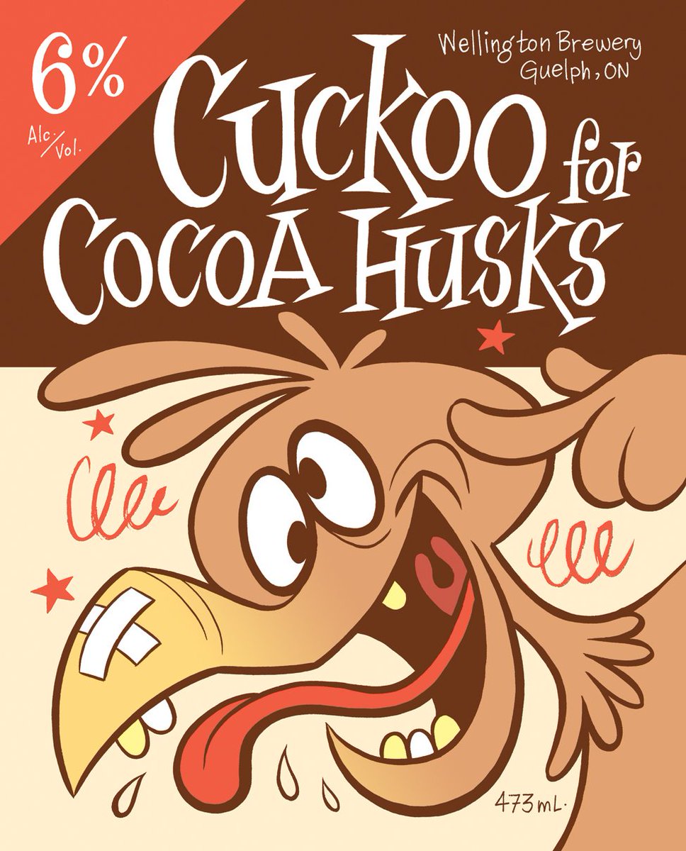 WellingtonBrew's tweet photo. We're Cuckoo for Cocoa Husks!! Another batch of #WellyReBooted Cuckoo For Cocoa Husks at the brewery tomorrow! https://t.co/GxEN9RUMje