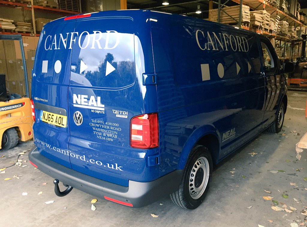 ExcelSignsNE's tweet photo. Van livery applied for @Canford_Tweet https://t.co/L8Oy5S5dds