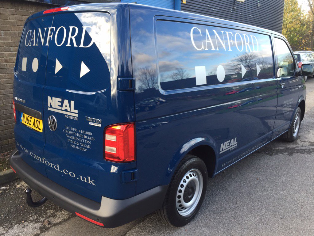 ExcelSignsNE's tweet photo. Van livery applied for @Canford_Tweet https://t.co/L8Oy5S5dds