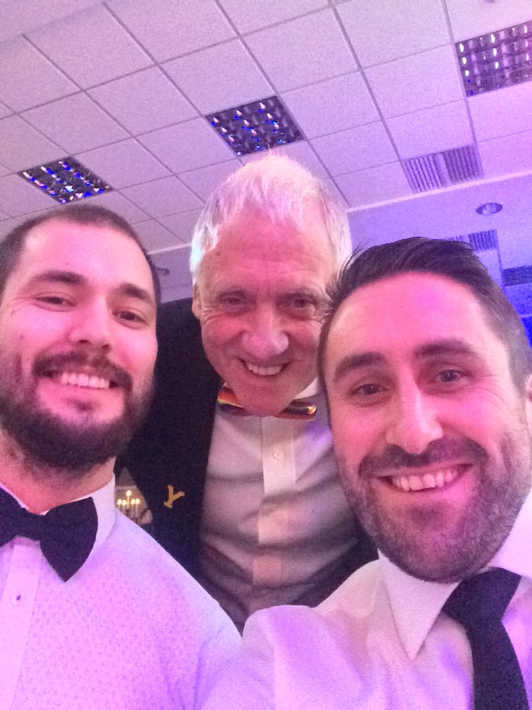 paulwhitcroft's tweet photo. The boys are back in town! @thorp88 @harrylooknorth @fantasticmedia #EBA2015 #3legends https://t.co/3tVtOfKHED