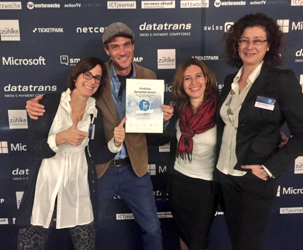 appswithlove's tweet photo. Quite cool! Ganze 8 Awards am #bosa 2015 Tuusig Merci @TWINT_AG @Meat_Academy #Podclub #Wetteralarm https://t.co/bJxym8xj5K