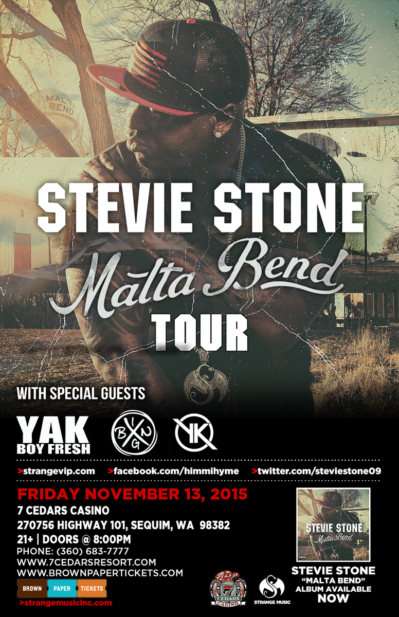StevieStone09's tweet photo. SEQUIM, WA TOMORROW!!! TIX - https://t.co/dlSOfA3Dpk https://t.co/xmkz6utpFW