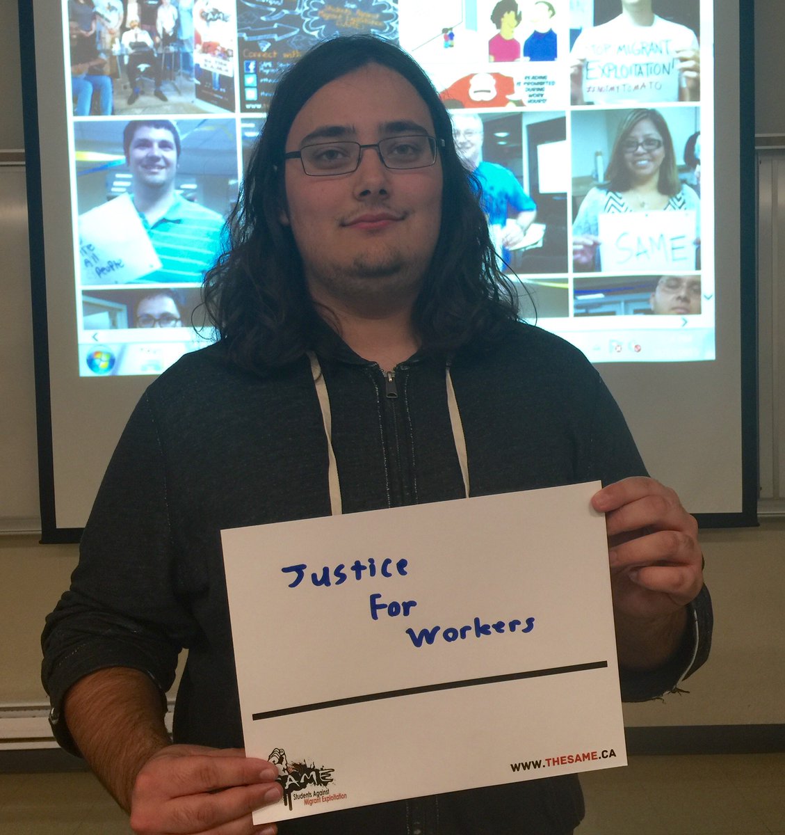 pablolgodoy's tweet photo. Had the opportunity 2 speak 2students @LaurierNews abt the fight 4 migrant worker rights. #stopmigrantexploitation https://t.co/dgL1Tzwhit