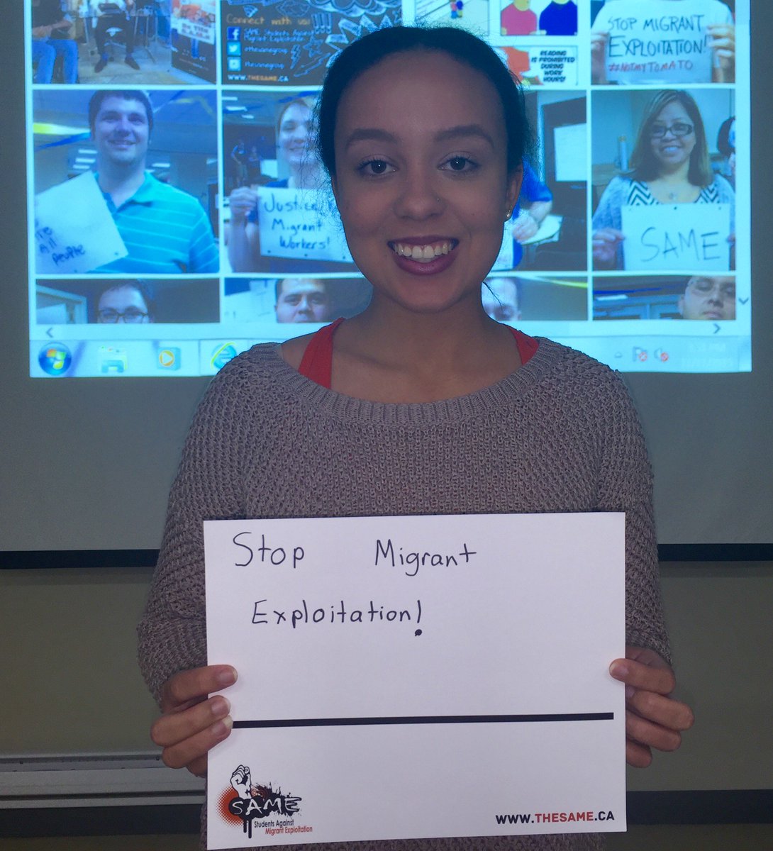 pablolgodoy's tweet photo. Had the opportunity 2 speak 2students @LaurierNews abt the fight 4 migrant worker rights. #stopmigrantexploitation https://t.co/dgL1Tzwhit