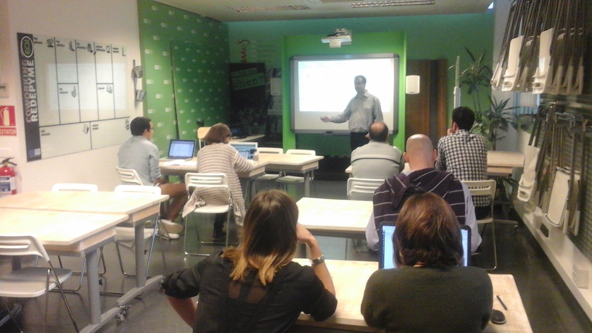 Taller "Poniendo en marcha tu Lean Startup", ahora en el Espacio #Coworking <a href="/redepyme/">redepyme</a> EOI con <a href="/wlappe/">Wilhelm Lappe</a> #emprendedores