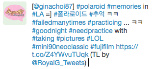 RoyalG_Tweets's tweet photo. [@ginachoi87] https://t.co/cn4z0EMX7e https://t.co/EU84IWXfG7