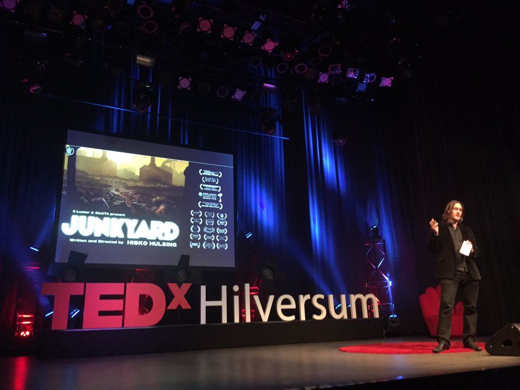 Boeiend verhaal van Hisko Hulsing  over zijn werkwijze #animatie #kurtcobain #tedxhsum