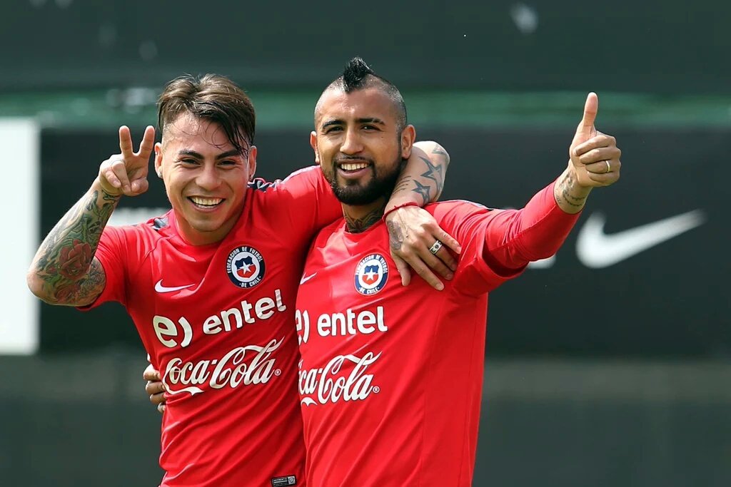 Práctica de <a href="/LaRoja/">Selección Chilena</a> que hoy enfrentará <a href="/FCFSeleccionCol/">Selección Colombia</a>   lo podrás ver @larojaxmega