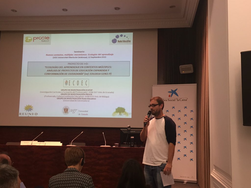 PequeFEP's tweet photo. @icufop cerrando el Seminario #eco4learn con el Proyecto ECOEC por parte de @edufern1 https://t.co/uEVx7KQYz5
