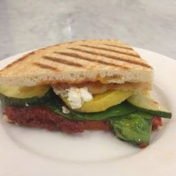 LiquidlunchCT's tweet photo. The Malabetz:
Roasted Zucchini, Tomato, Spinach, Fresh Mozzarella and Pesto, served Panini Style... Yum! 🍅🍞🍴 https://t.co/cv7EyLQ59W