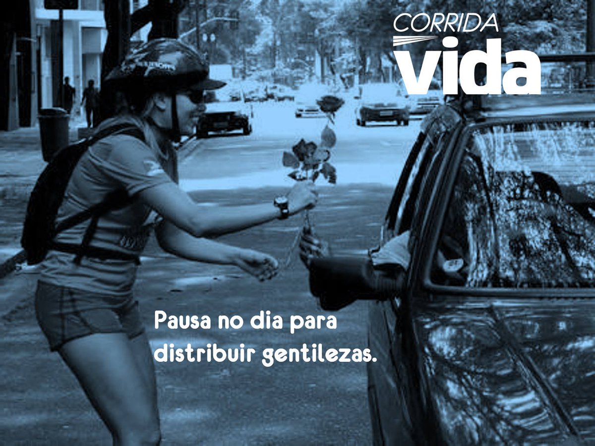 CorridaVidaDN's tweet photo. Mesmo na correria do dia, sempre existe um espacinho para fazer a vida de alguém mais feliz. #PratiqueGentileza https://t.co/q7LKsNGzNM