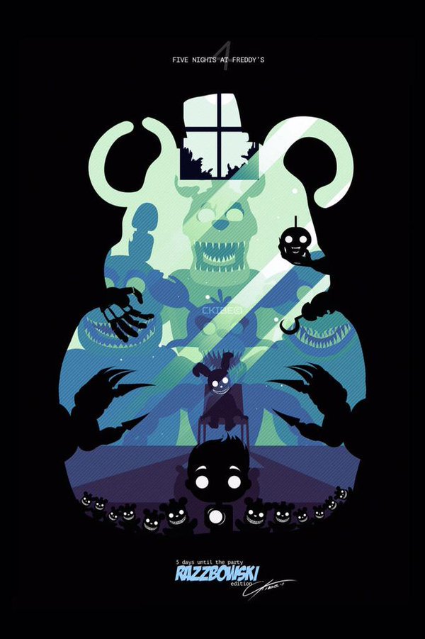 Springtrap_101's tweet photo. Was scrolling through Google and found this awesome piece of art! @Razzbowski #HollyAss #FNAF4 https://t.co/UUQ9L3Gcla