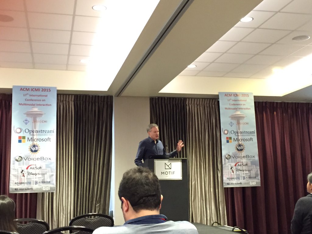 Keynote speaker of Thursday Dr. Eric Horvitz is talking about 'connections'