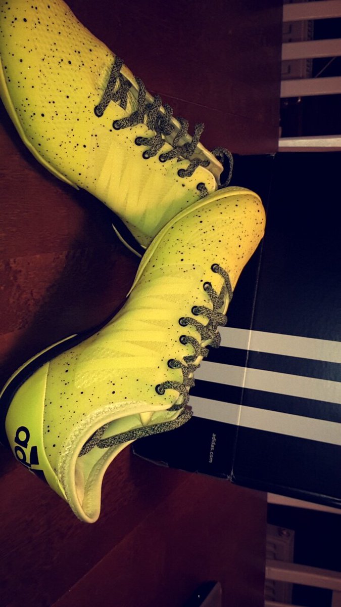 lukassigg's tweet photo. Just got the Adidas X 15.1 ! Haven't tried them yet but i hope to do this weekend. https://t.co/TRH4hoyIlE