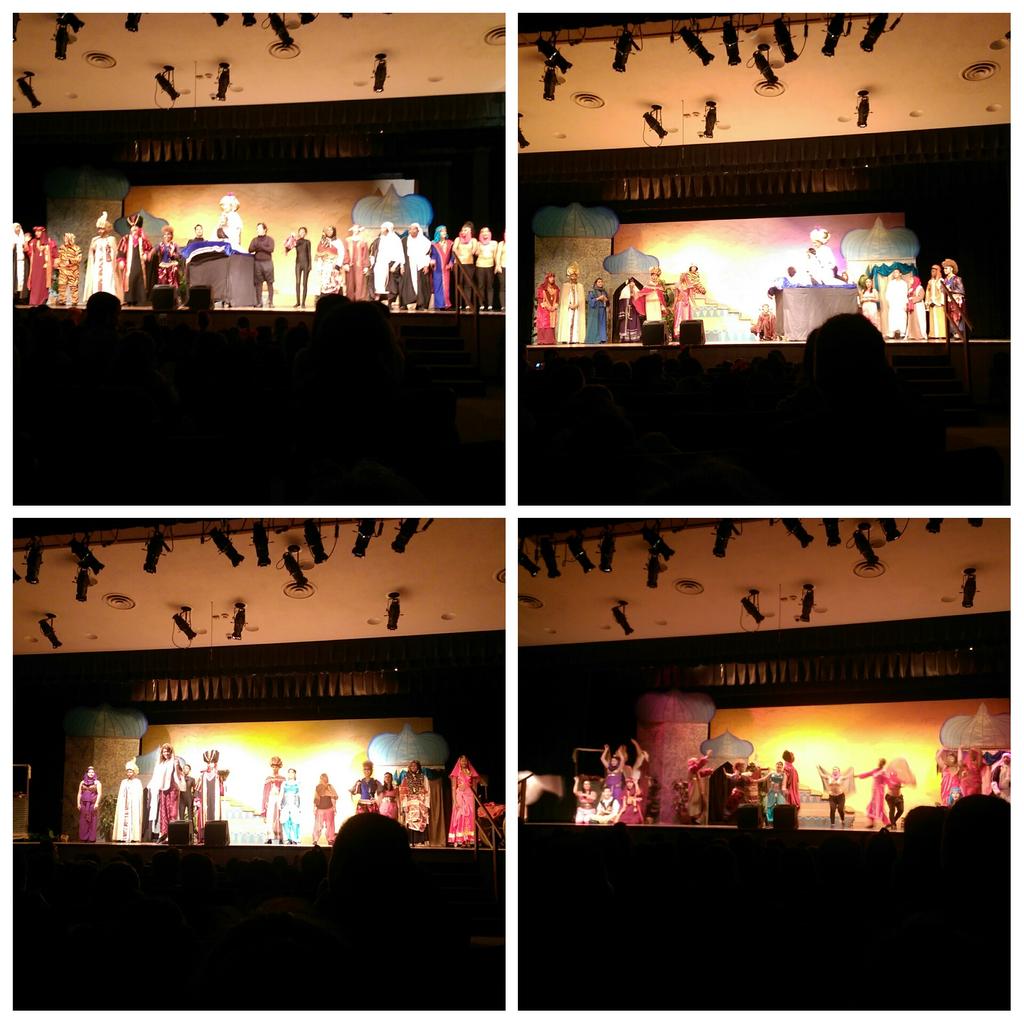 NISDMartinK's tweet photo. Great job Holmes High school! Your Aladdin performance was great! @HolmesBCTheatre https://t.co/oomv5waNe4