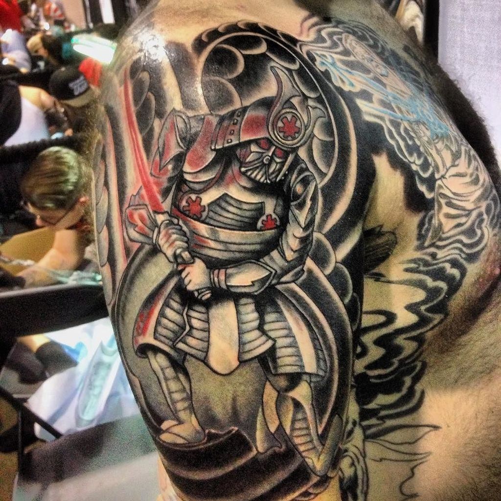 star wars tattoo half sleeve