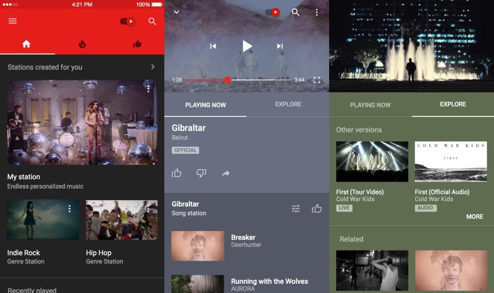 GizmodoES's tweet photo. YouTube Music ya está disponible para iOS y Android https://t.co/pY5kBiYgYl https://t.co/yfp02DmVhe