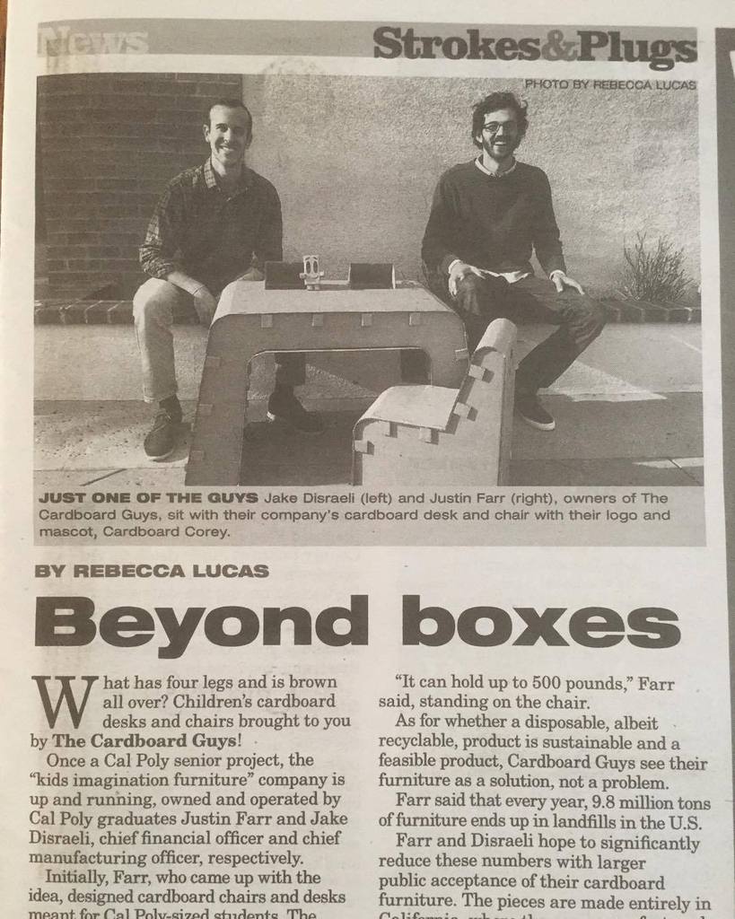 cardboardguys's tweet photo. Stoked to be featured in New Times today! #CardboardFurniture #CardboardCorey https://t.co/dtmpyZQmbR https://t.co/o6twoeu1xE