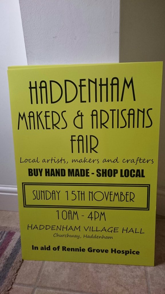 HaddenhamMakers's tweet photo. Our advertising boards are up! https://t.co/zqZ57Pqv7i