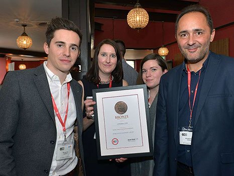 Here's the team <a href="/ECA100/">Event Cinema Assoc</a> conference, with a Bronze Box Office Award for André Rieu's 2014 Maastricht Concert!