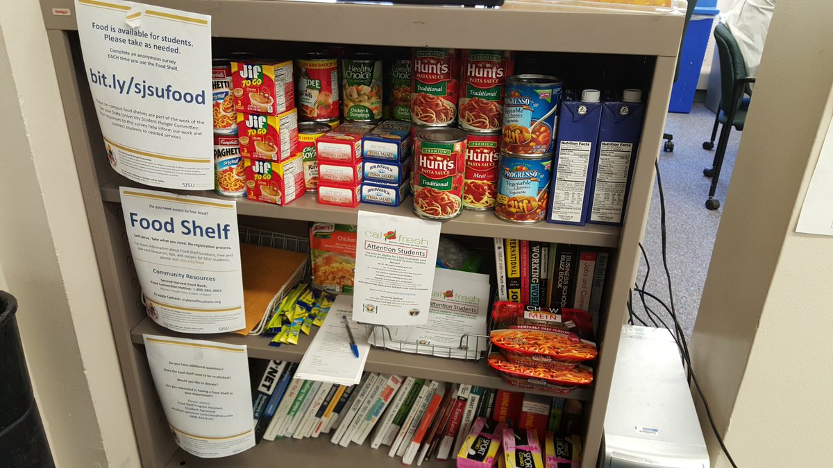Sjsu Free Food On Twitter Food Pantry In The Career Center Has