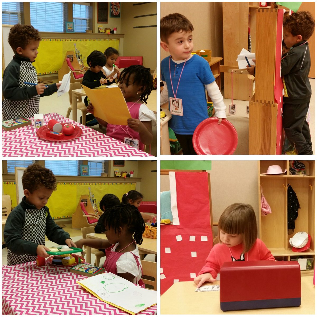 AIS_Eagles's tweet photo. Through drama, we transcend language. 3K role plays a pizzeria, learning to communicate in Spanish. #AIS30 https://t.co/buUZEUccfU