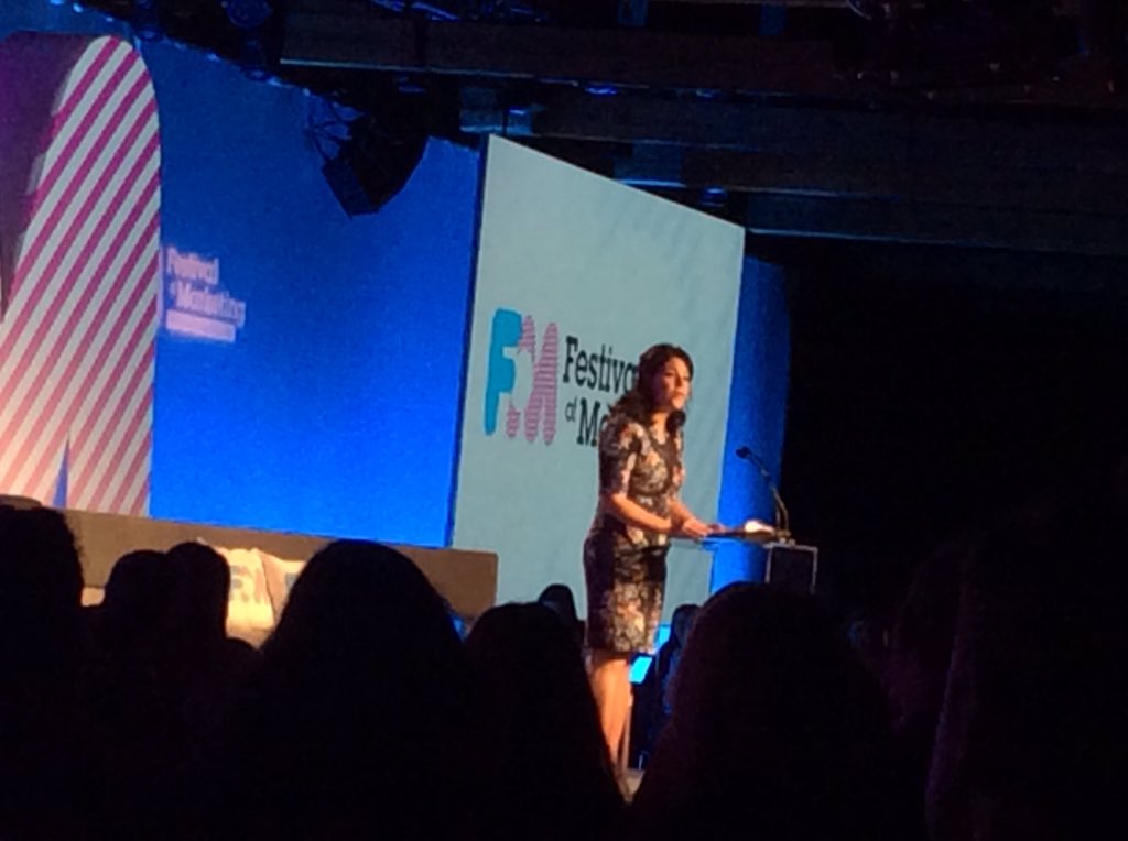 farhanLDN's tweet photo. On stage now for the closing speech @MonicaLewinsky #FOM2015 #FOM15 https://t.co/uo61ktL74i