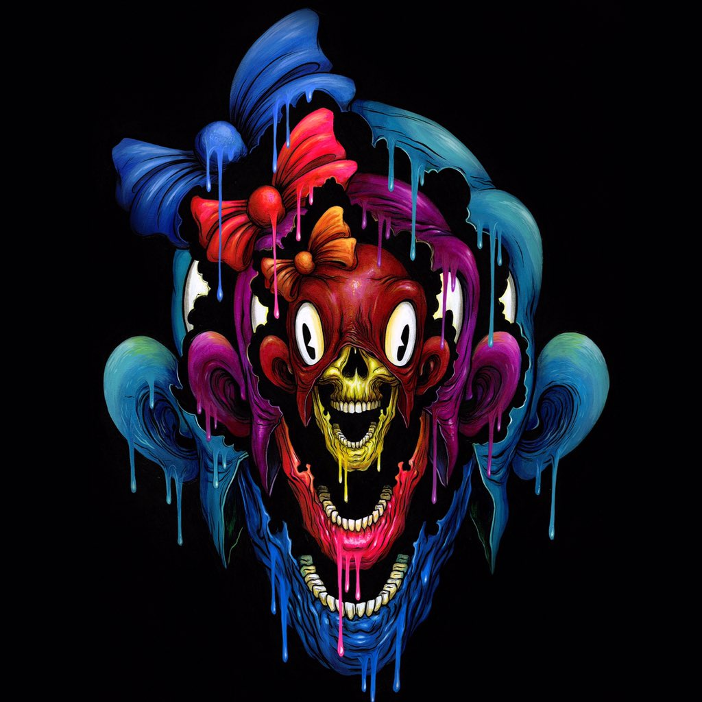 alexpardee's tweet photo. "SHUNDERLAND". Acrylic on wood, for @MondoGallery @MondoNews "ORIGINALS" art show opening tomorrow! https://t.co/27k9Vttqrg