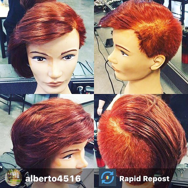 www_hi_edu's tweet image. #hollywoodinstitute student @alberto4516 exhibiting awesome #clipperwork #shearwork #soproud