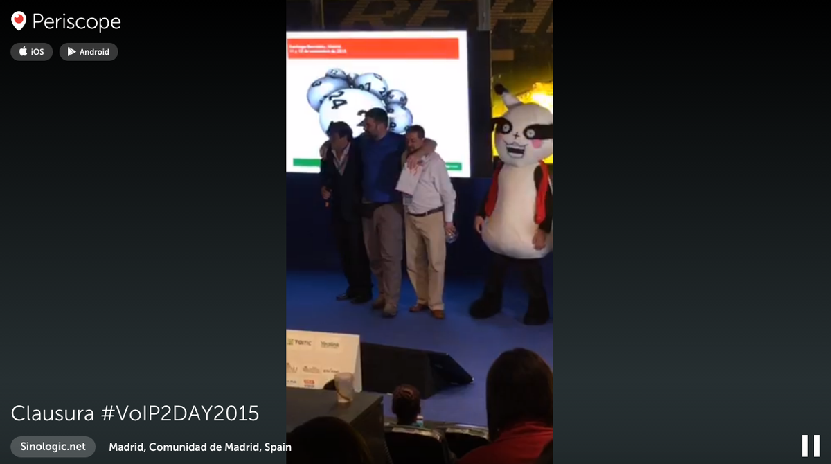 ElastixES's tweet photo. Felicidades @jbmanwe por el premio!! #VoIP2Day2015 https://t.co/B7BfaIHbx6