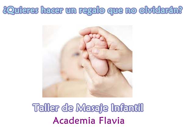 AcademiaFlavia's tweet photo. TALLER DE MASAJE INFANTIL. 
Se impartirá en 2016. Ya puedes informarte al 651 830 867.
Lo preparamos para regalarlo. https://t.co/S4FEZRAM7H