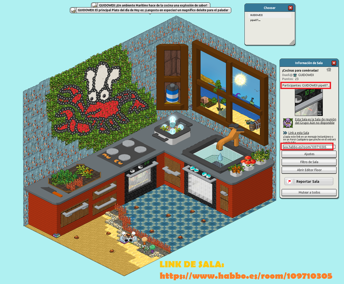 ESHabbo's tweet image. Trabajos ganadores del Concurso Cocinas para Comérselas (2/3) #CosyKitchen