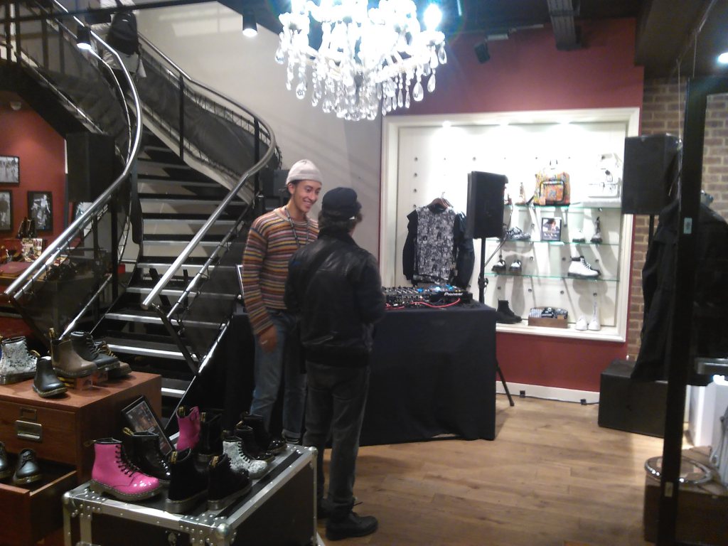 #LAP at Dr Martens, Carnaby St for the Christmas Lights Party. #StandforSomething… liveaudioproduction.co.uk/lap-at-dr-mart…
