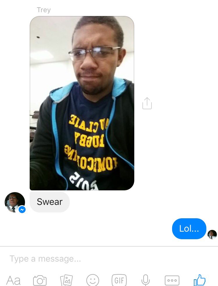 Changing_Kid's tweet photo. When you and your best friend unexpectedly wear the same shirt! @TreyF_The_Truth #ECRFC https://t.co/RipWYh3Kds