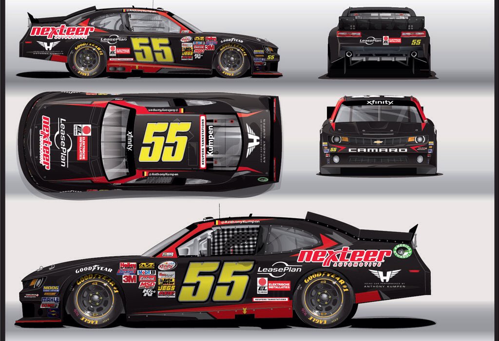 Autowereld_be's tweet photo. Duimen voor Anthony #Kumpen in #NASCAR. https://t.co/FIsCYSnopf https://t.co/GJdfaHUZol