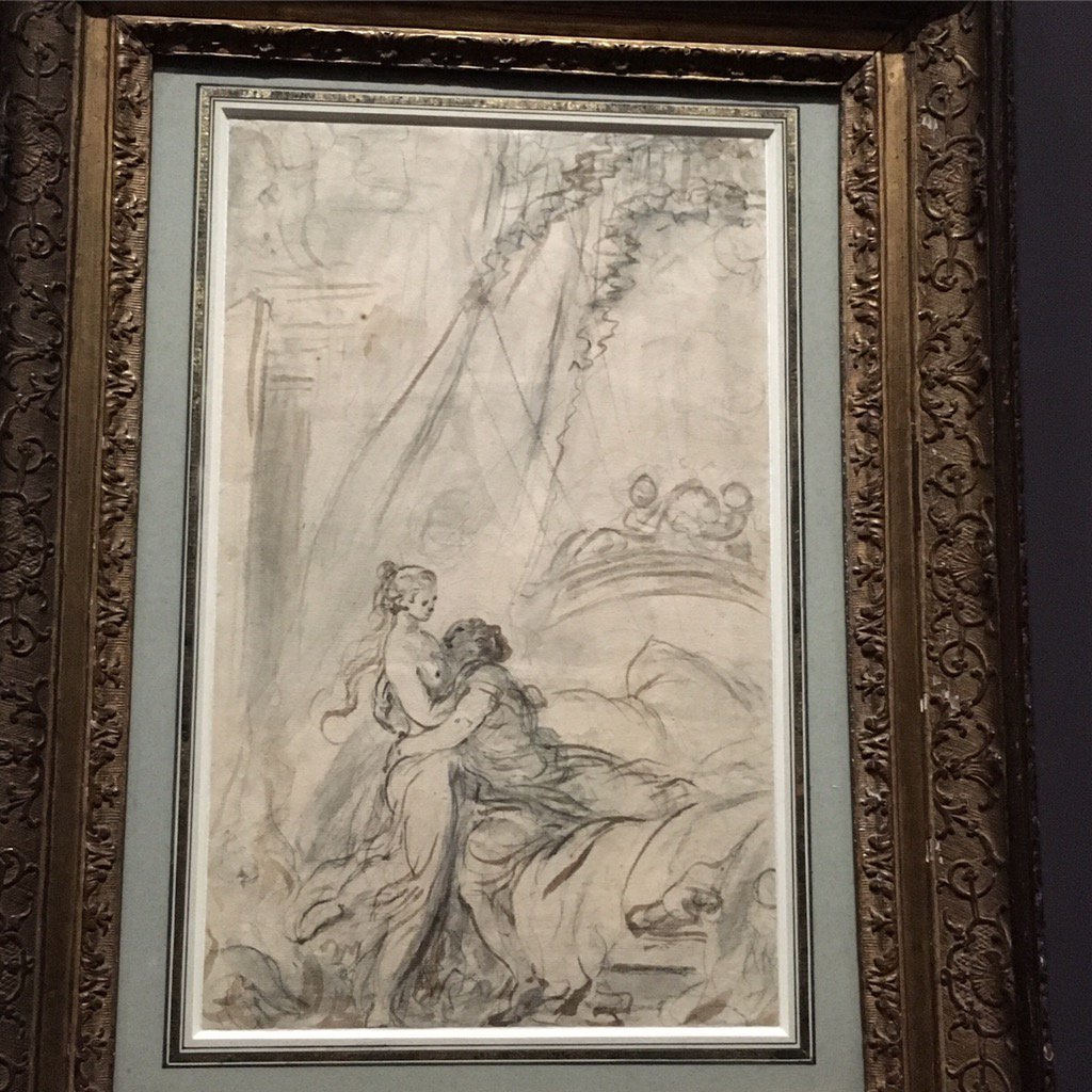 IsabelleSouquet's tweet photo. Expo Fragonard au #MuseeLuxembourg  LE croquis... #Art #Fragonard #Paris https://t.co/sL4kqLyt9p