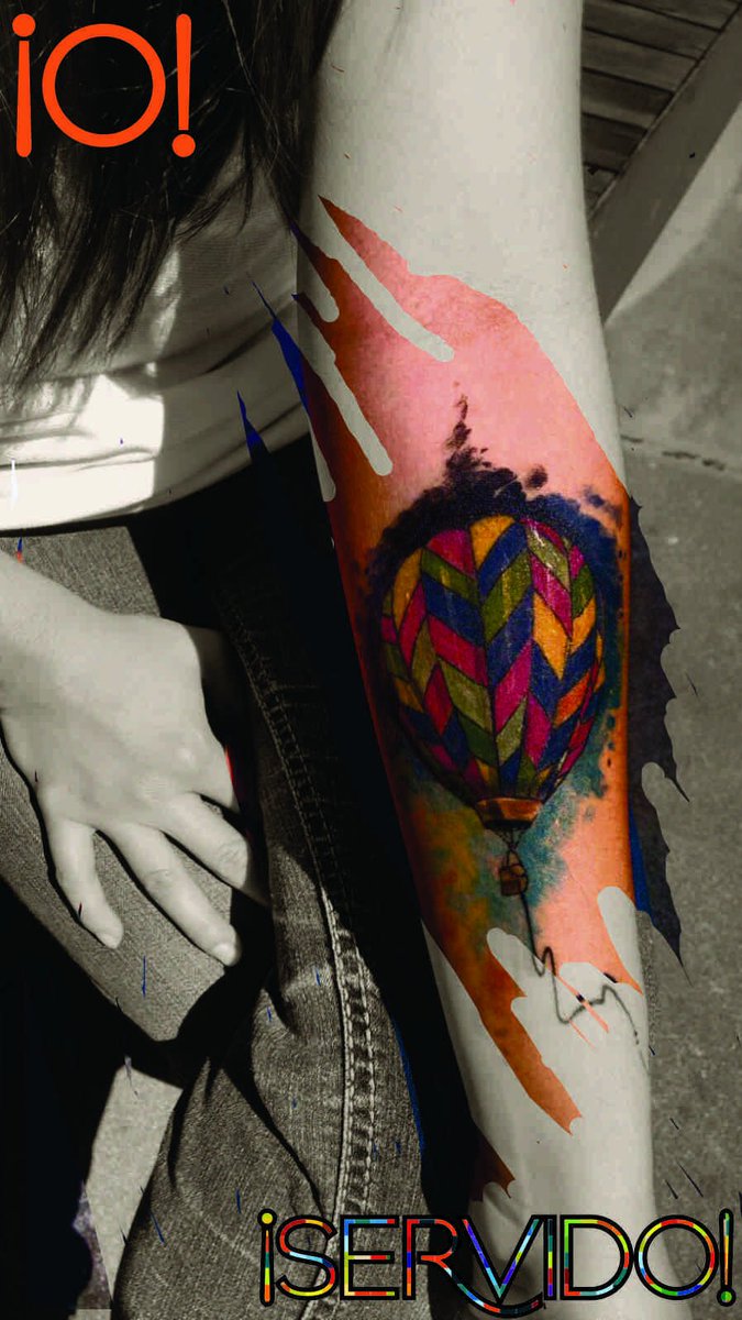 Con la piel entintada ¡SERVIDO! te acompaña a las alturas en el Gran Festival Internacional del Globo en León, Gto.