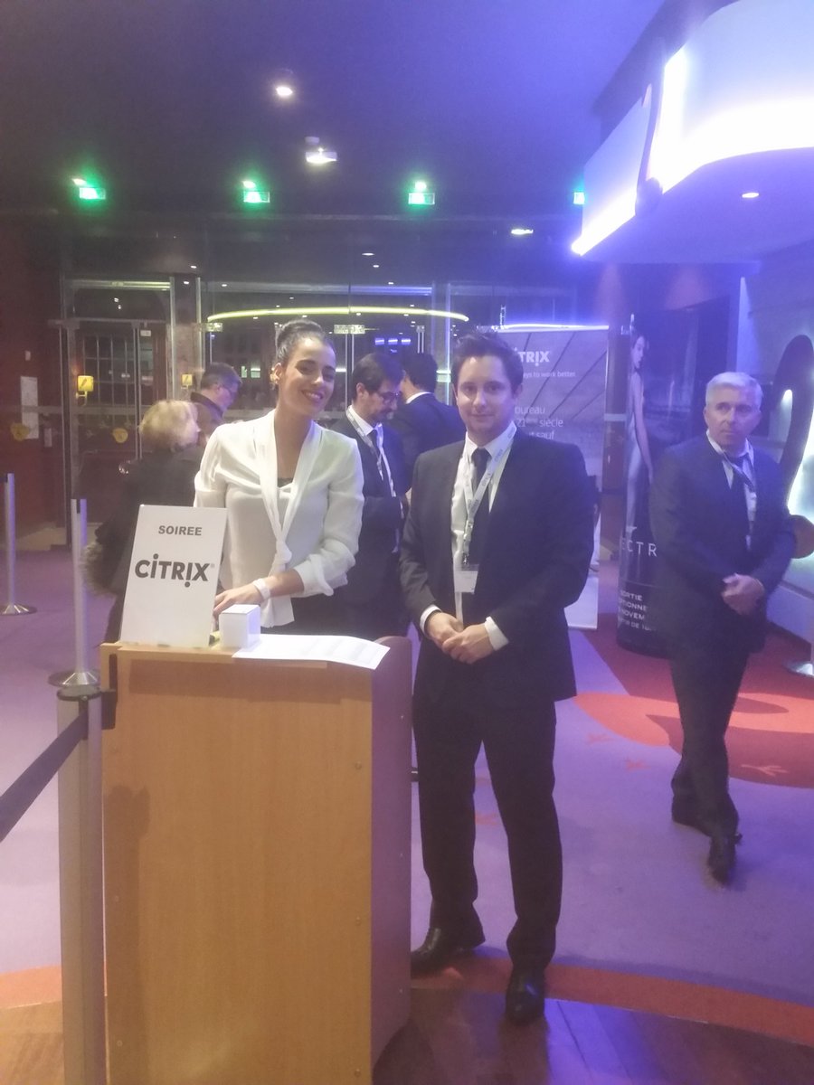 CtxFabienh's tweet photo. #citrixspectre @CHAREYRESylvain is welcoming our guests https://t.co/W5CP2ETDNG
