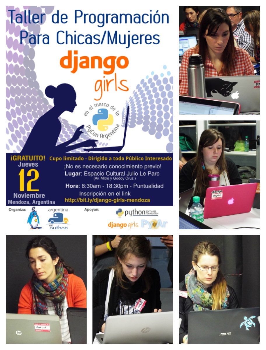 EllaQuimica's tweet photo. Cumplimos con el objetivo, estamos en el #taller #DjangoGirlsMdz https://t.co/bRnPylpEfT