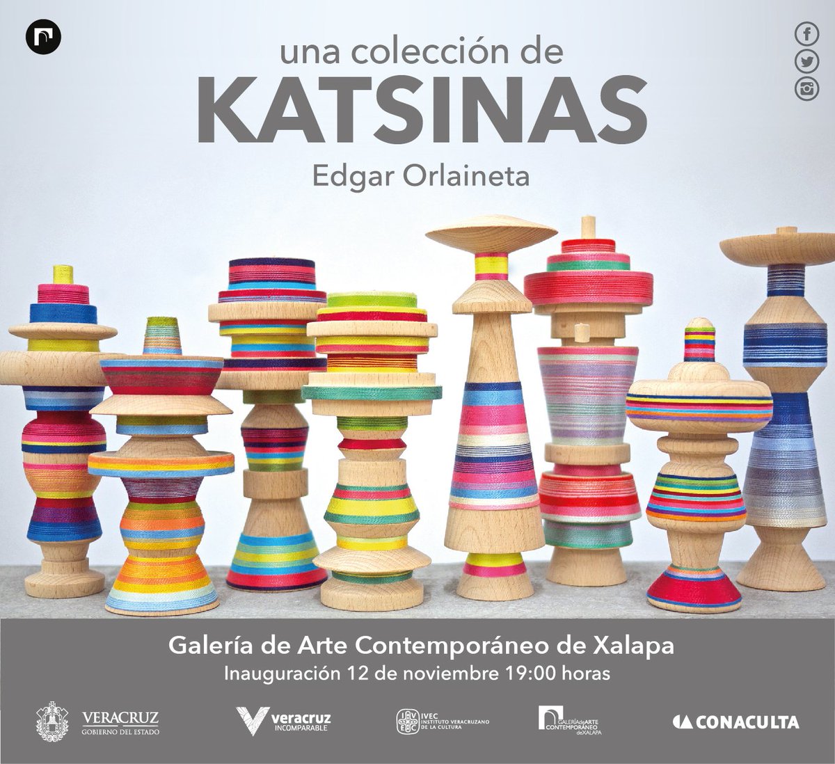 GACXalapa's tweet photo. Hoy 19:00 horas se inaugurarán las exposiciones <Katsinas> y <Orgánico y Onírico>
Entrada Gratuita.
Los esperamos!!! https://t.co/k2KHlKx4ML