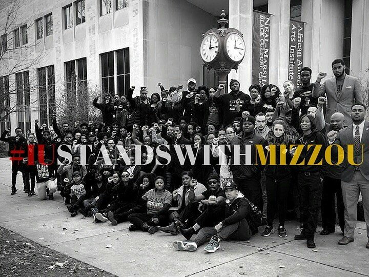 RobJustJokin's tweet photo. From Indiana to our Brothas &amp; Sistas at Mizzou, we stand with you and everyone nationwide in the fight for justice. https://t.co/F30vZbGVIw