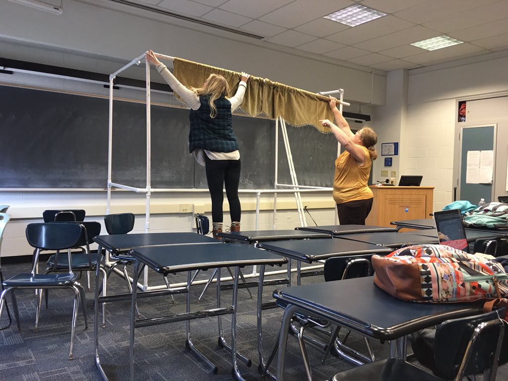 puppetproject's tweet image. Getting ready to practice out skits
