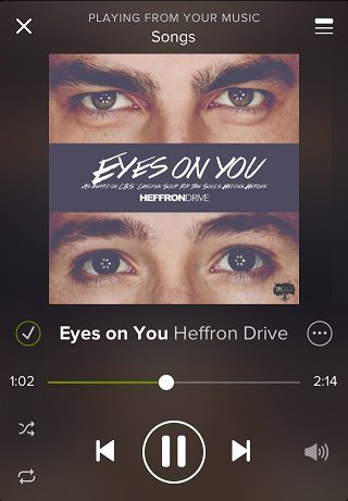 .@K1SchmidtOST @HeffronDrive @dbeltwrites Yes! Listening 2 #EyesOnYou #SpotifyExclusive I❤️ this amazing song!