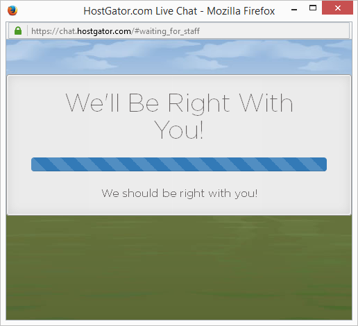 TonyRamosdlT's tweet image. New service from @HostGator : now support via chat is ONLY promising to be right with you, another GREAT improvement