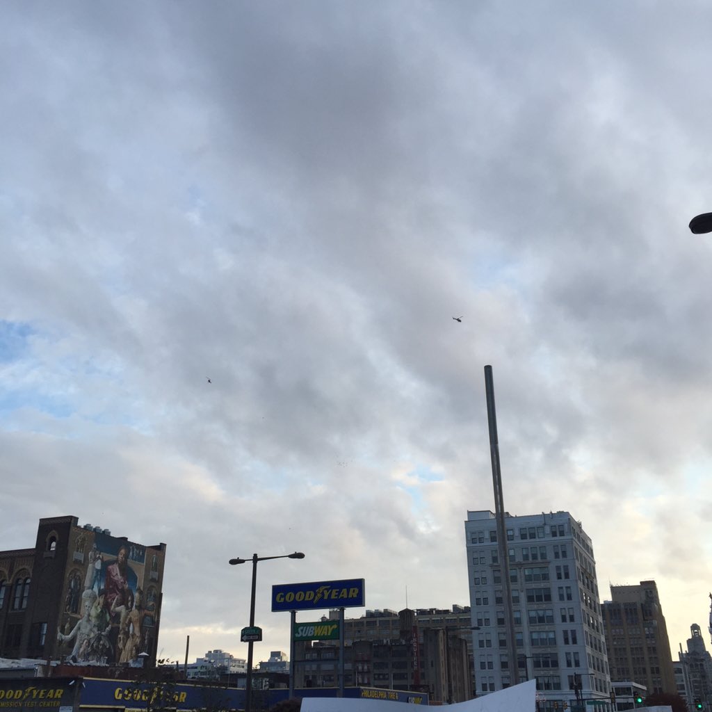 fem_alliance's tweet photo. Helicopters during the march #MillionStudentMarch #msmphilly https://t.co/k32BSeutn2