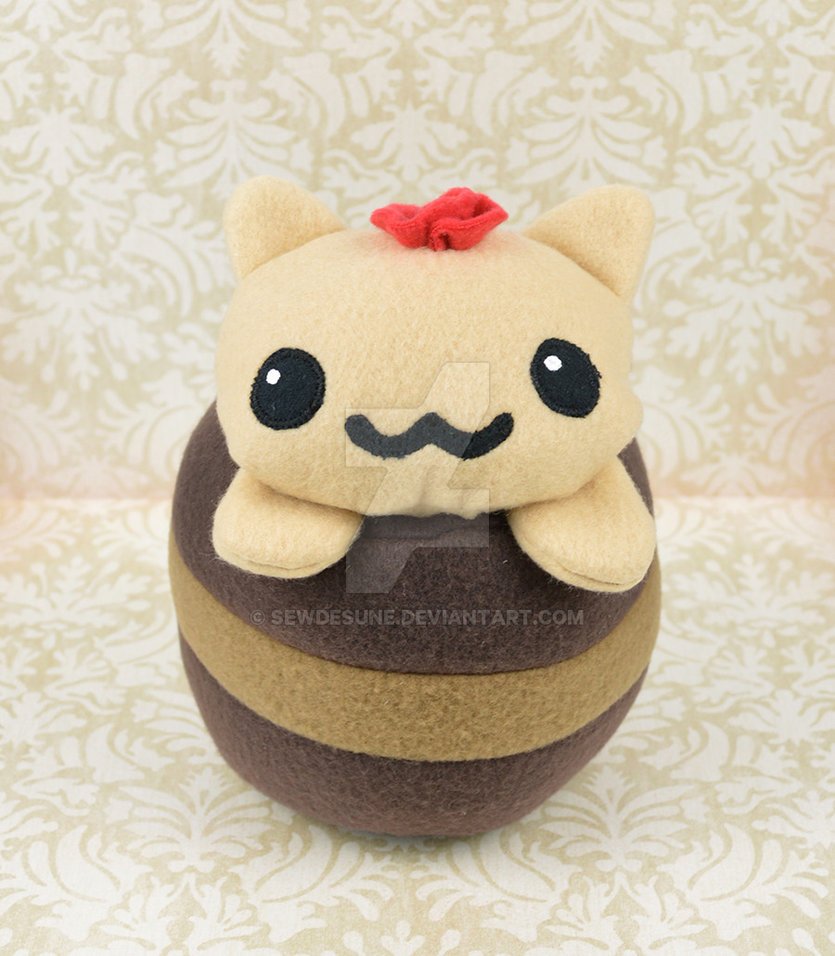 Chocolate Gato Plush by SewDesuNe (<a href="/cholyknight/">Sew Desu Ne?</a>) dlvr.it/CkBWS9